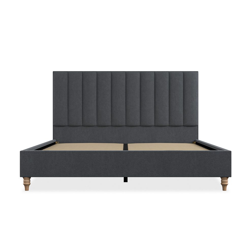 Amersham Super King-Size Bed in Venice Fabric - Anthracite Thumbnail 3