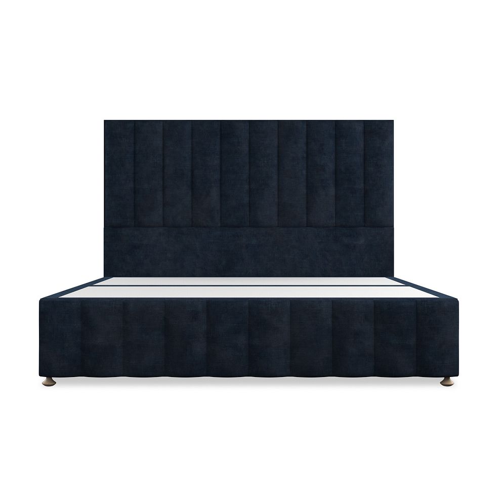 Amersham Super King-Size Divan Bed in Heritage Velvet - Royal Blue 3