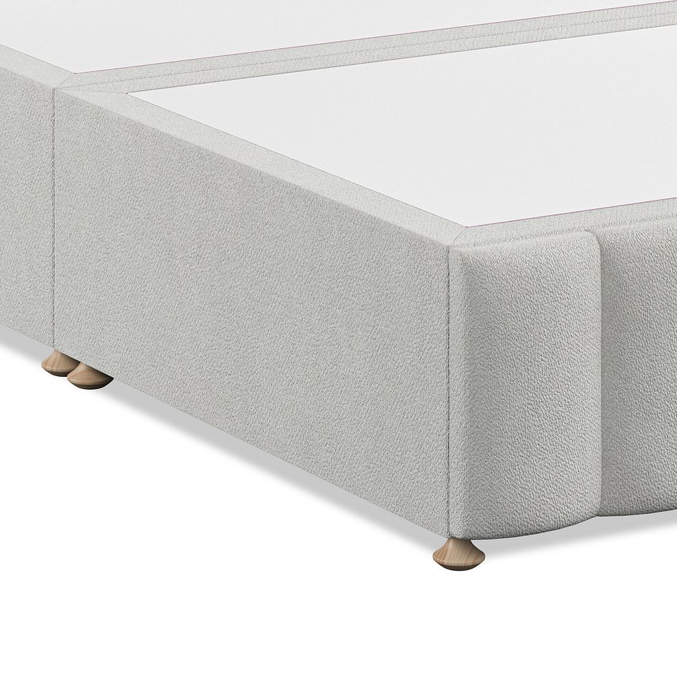Amersham Super King-Size Divan Bed with Winged Headboard in Venice Fabric - Silver 6