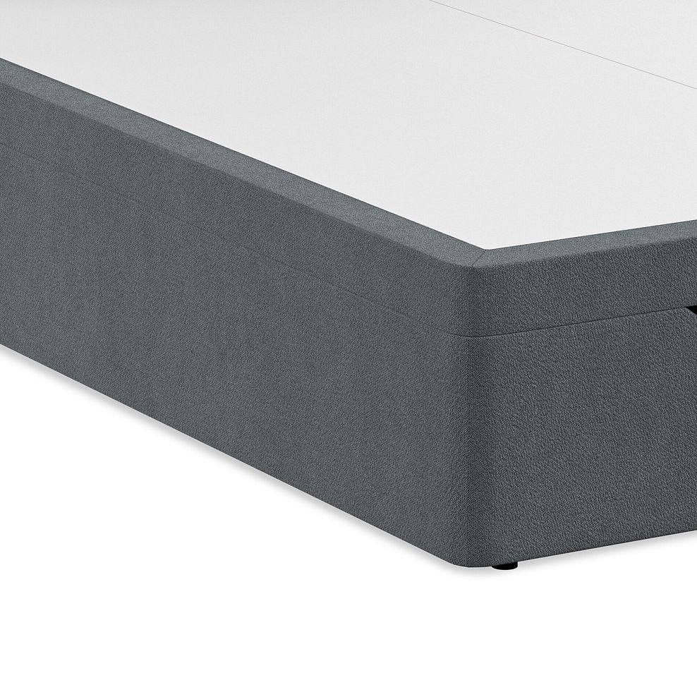 Amersham Super King-Size Ottoman Storage Bed with Winged Headboard in Venice Fabric - Graphite 6