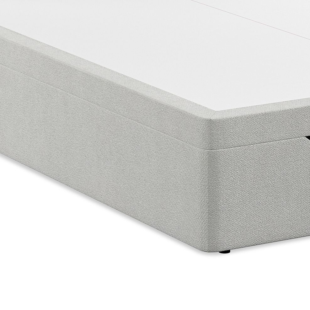 Amersham Super King-Size Ottoman Storage Bed with Winged Headboard in Venice Fabric - Silver 6