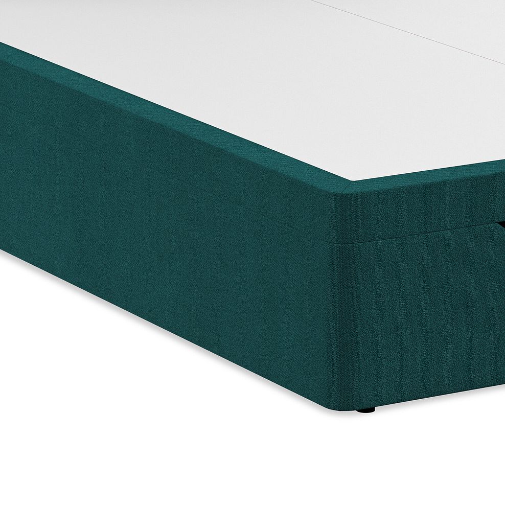 Amersham Super King-Size Ottoman Storage Bed with Winged Headboard in Venice Fabric - Teal 6