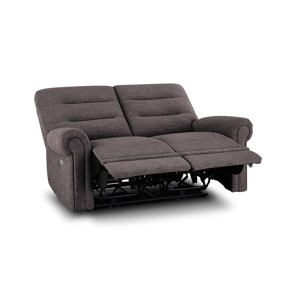 Eastbourne Recliner 2 Seater with USB in Andaz Charcoal Fabric 5