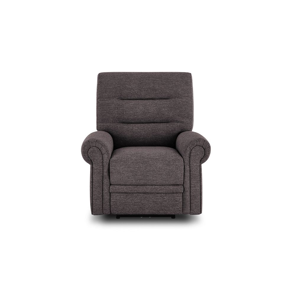 Eastbourne Recliner Armchair with USB in Andaz Charcoal Fabric 2