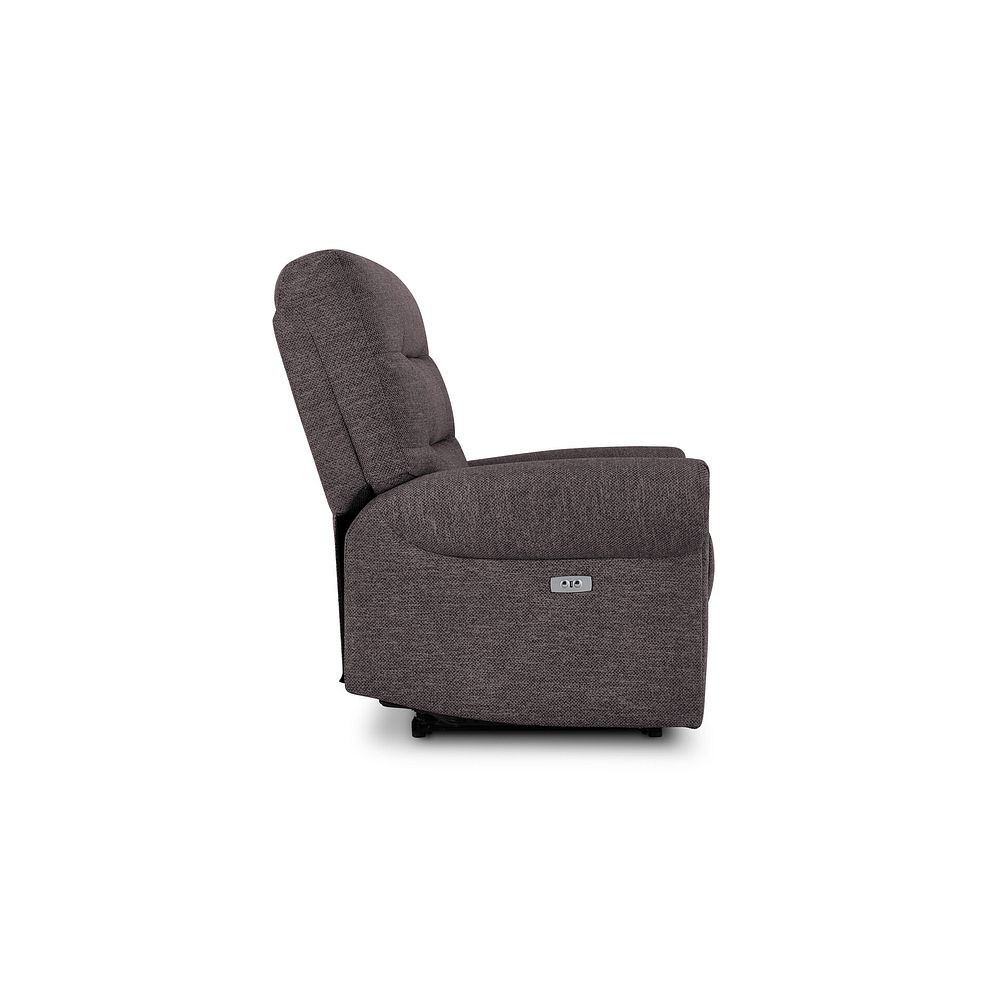 Eastbourne Recliner Armchair with USB in Andaz Charcoal Fabric 6