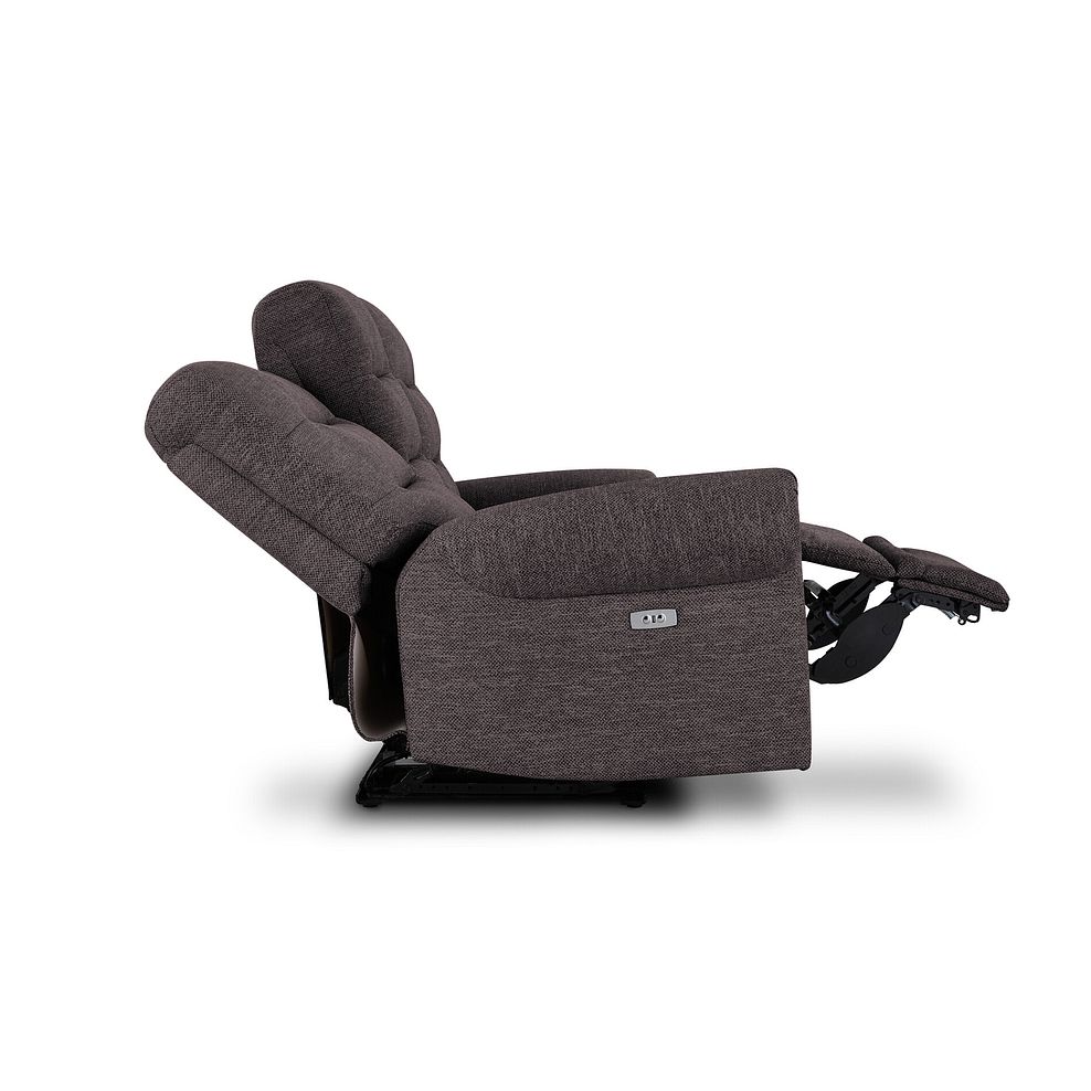 Eastbourne Recliner 3 Seater with USB in Andaz Charcoal Fabric 8
