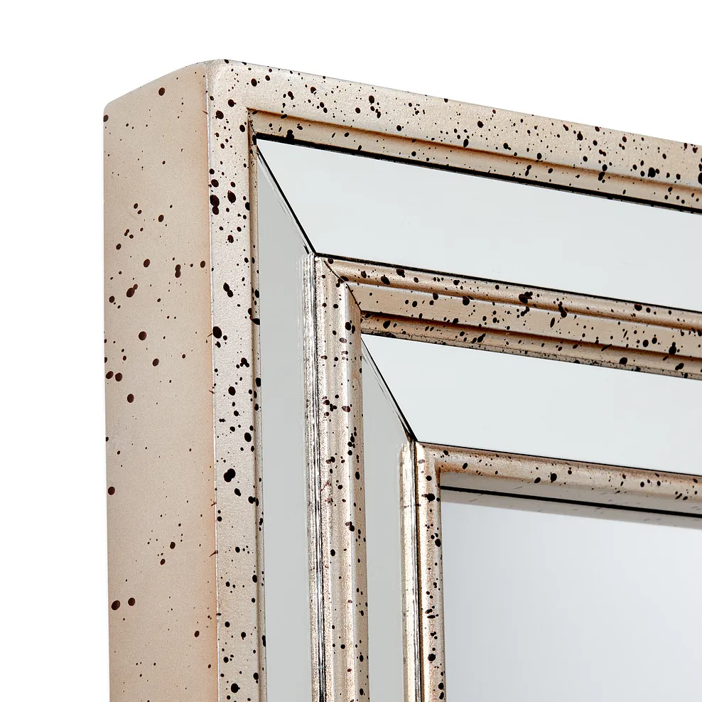 Grace Wall Mirror - Antiqued Silver 4