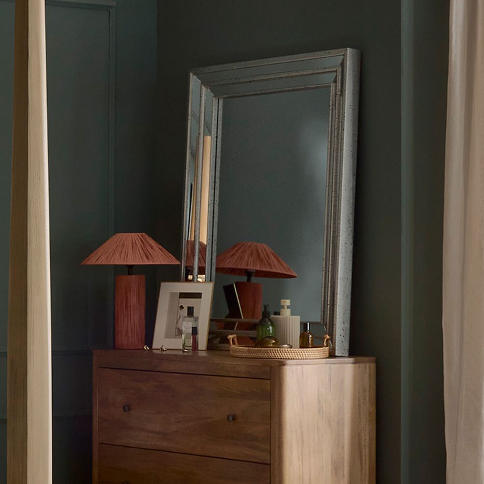 Grace Wall Mirror - Antiqued Silver 2