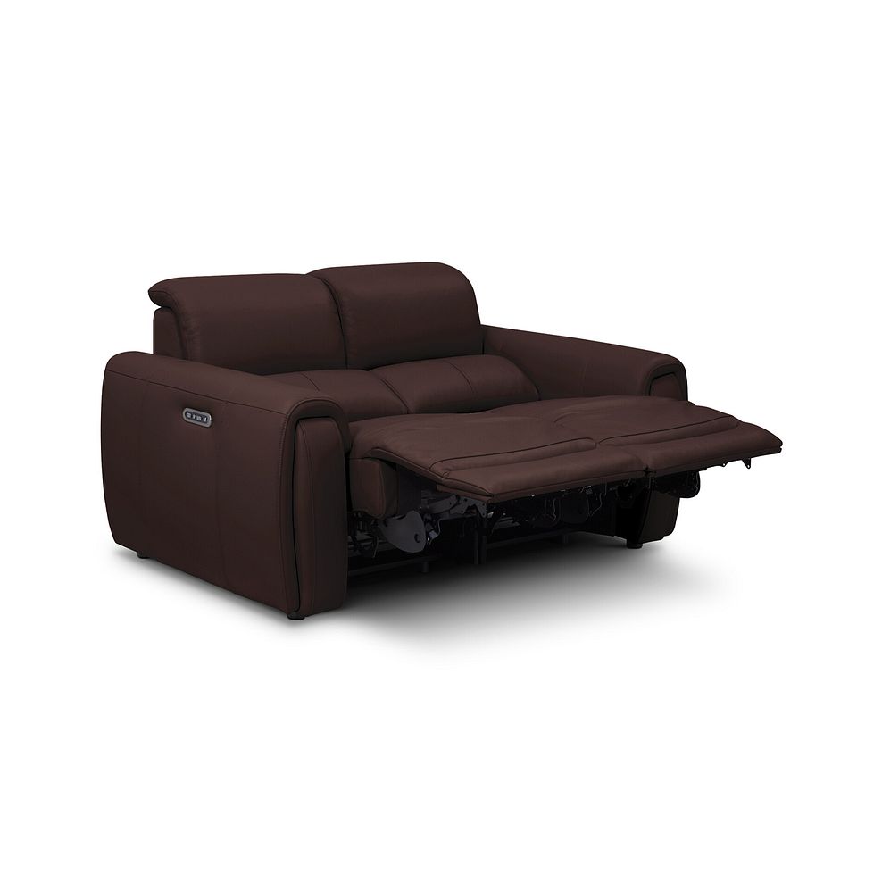 Arabella 2 Seater Power Recliner Sofa in Chestnut Leather 4