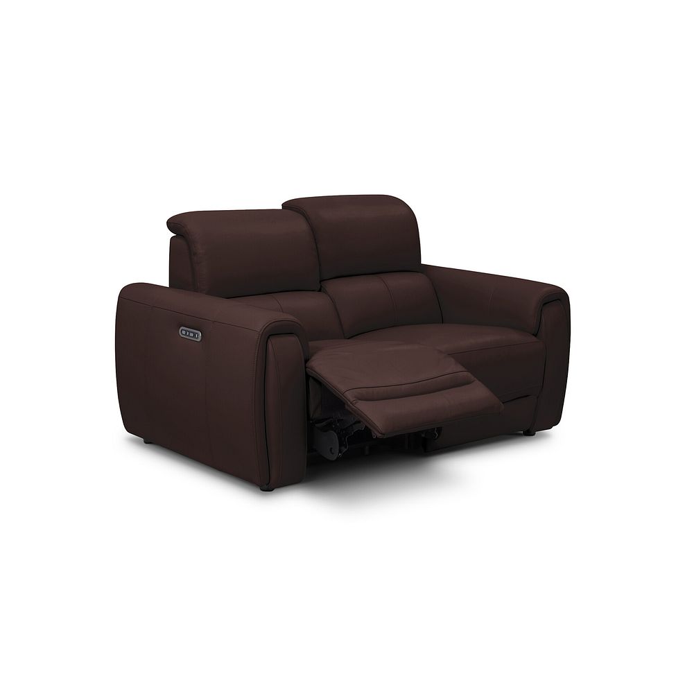 Arabella 2 Seater Power Recliner Sofa in Chestnut Leather 2