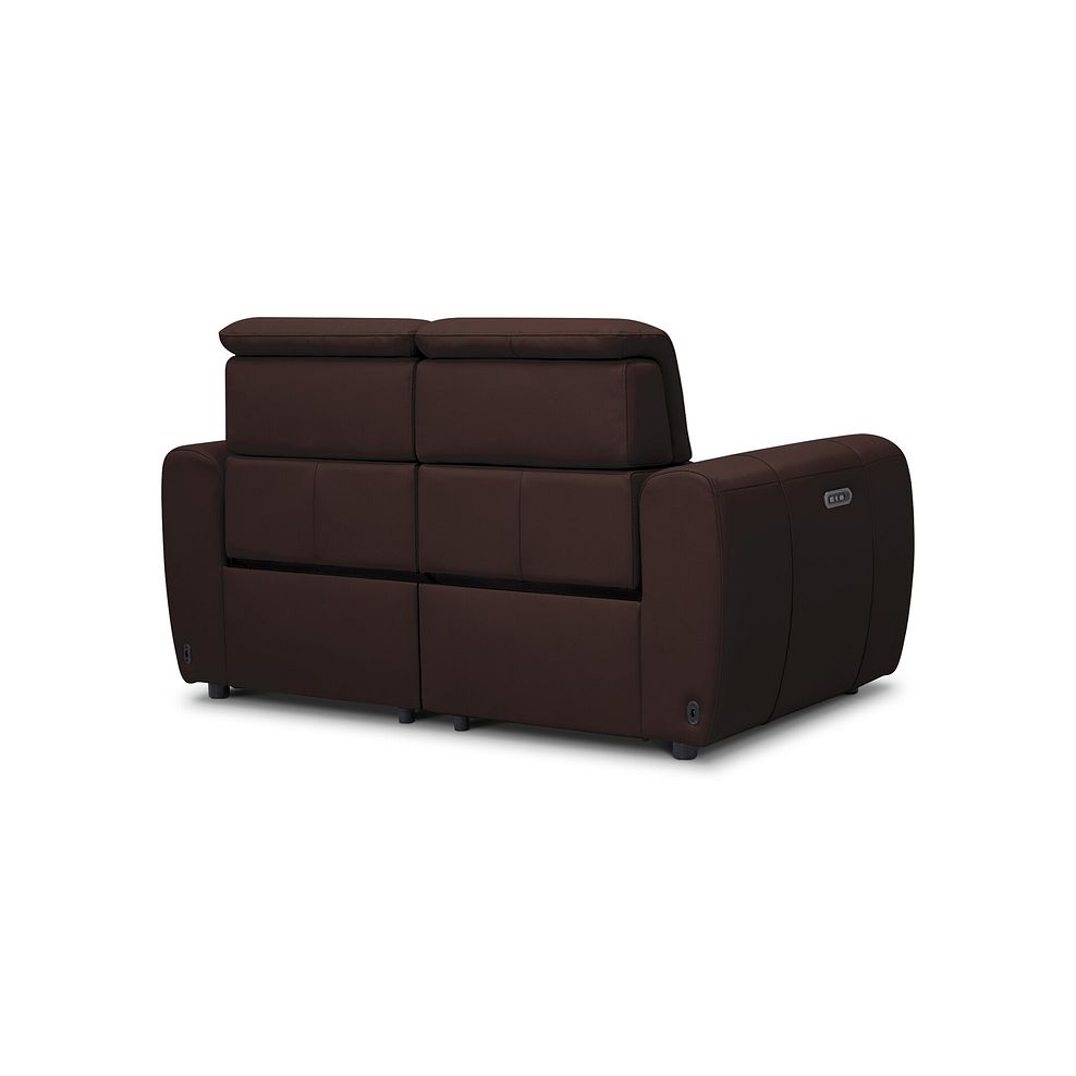 Arabella 2 Seater Power Recliner Sofa in Chestnut Leather 5