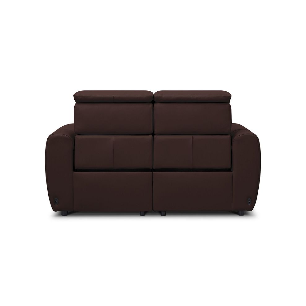 Arabella 2 Seater Power Recliner Sofa in Chestnut Leather 7