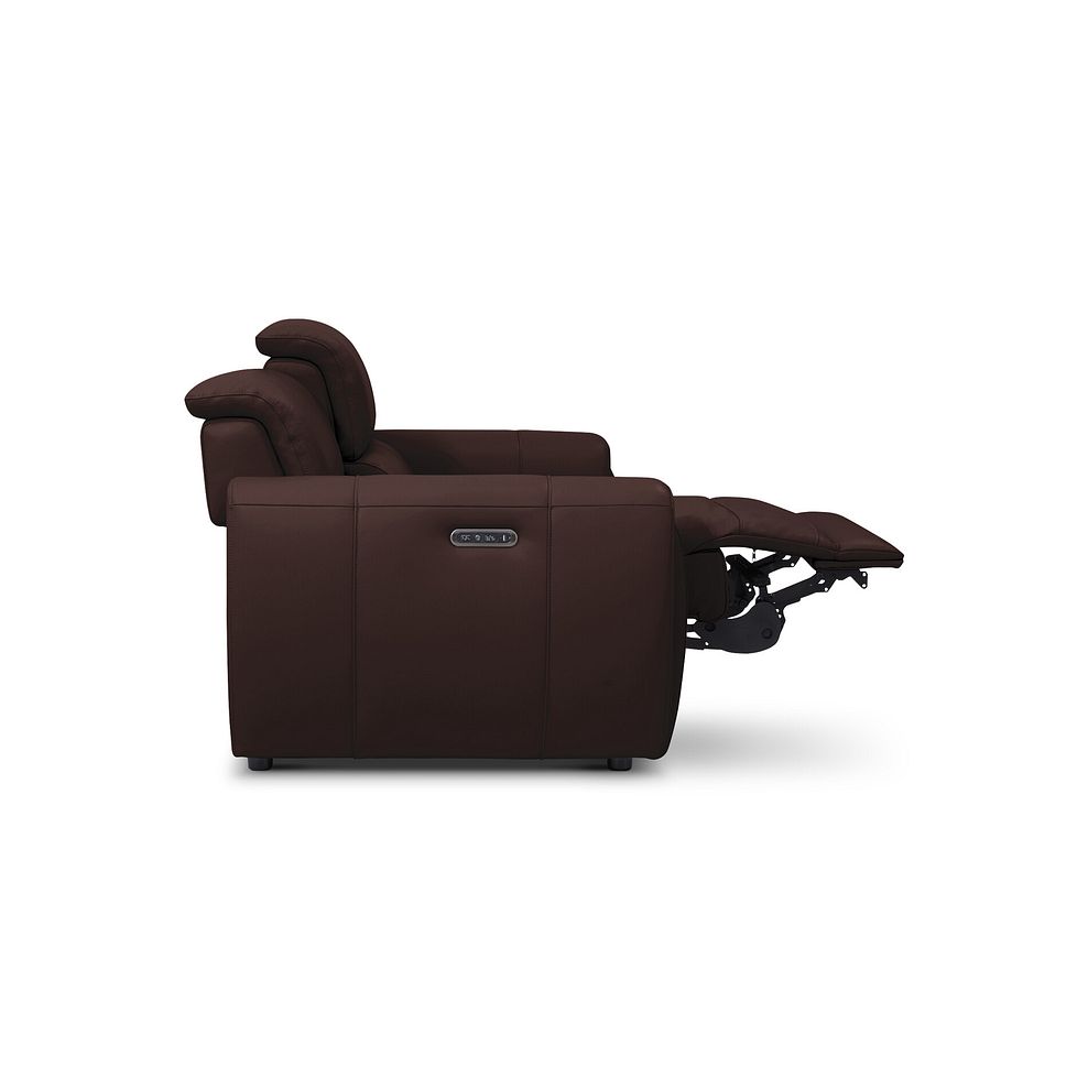 Arabella 2 Seater Power Recliner Sofa in Chestnut Leather 9