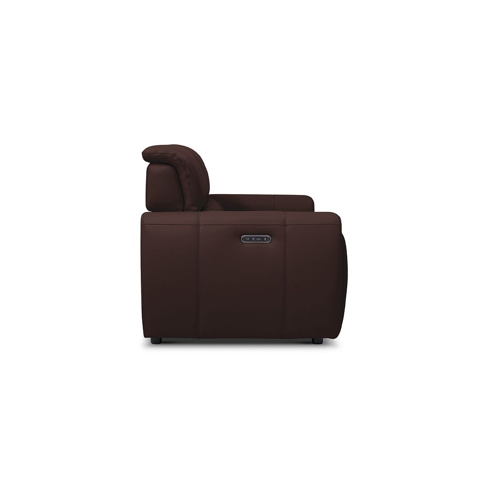 Arabella 2 Seater Power Recliner Sofa in Chestnut Leather 8