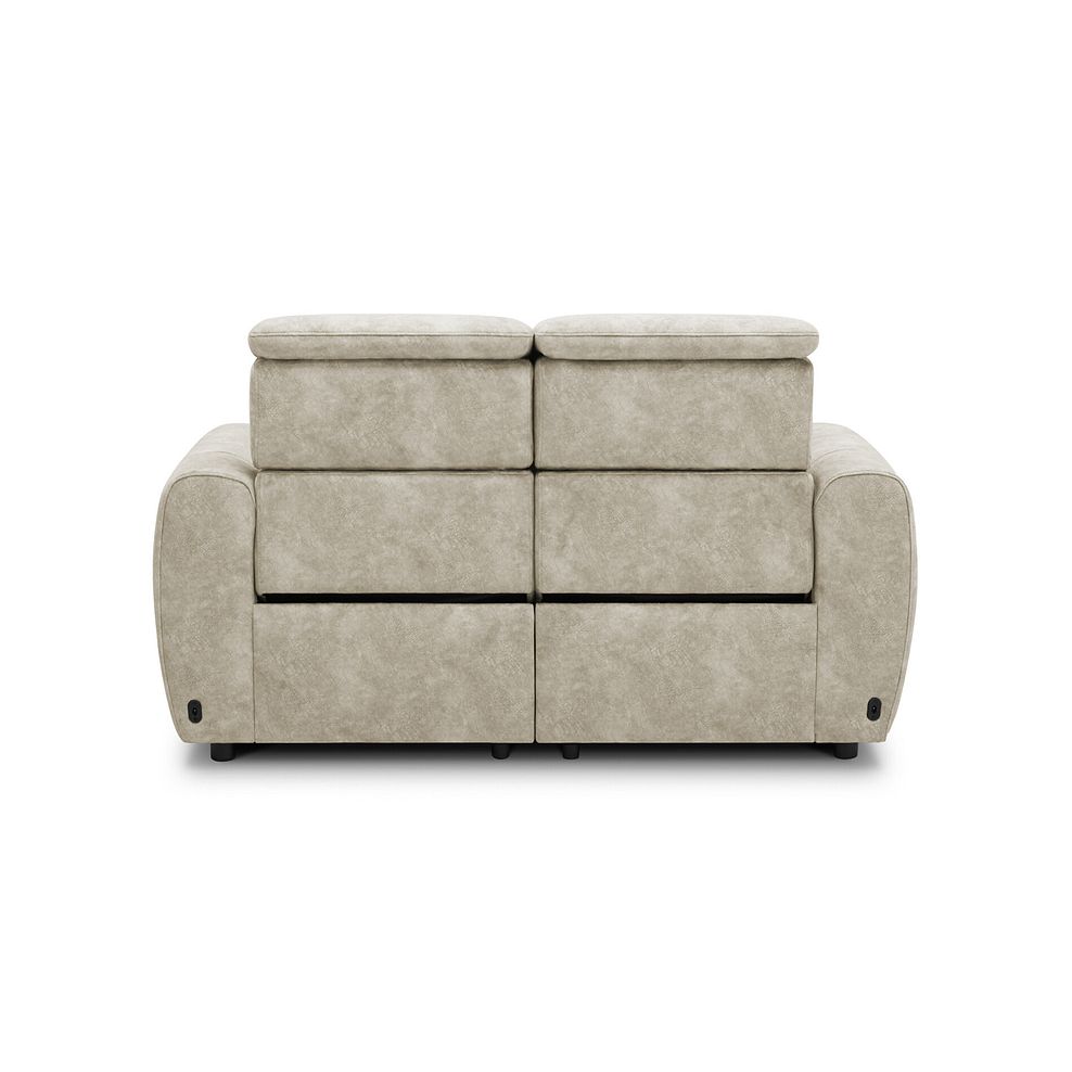 Arabella 2 Seater Power Recliner Sofa in Marble Cream Fabric 6