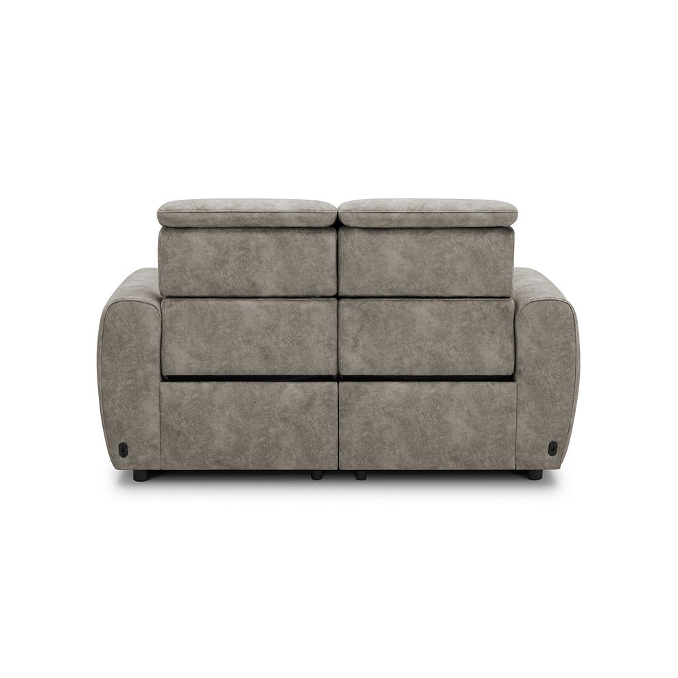 Arabella 2 Seater Power Recliner Sofa in Marble Mink Fabric 6