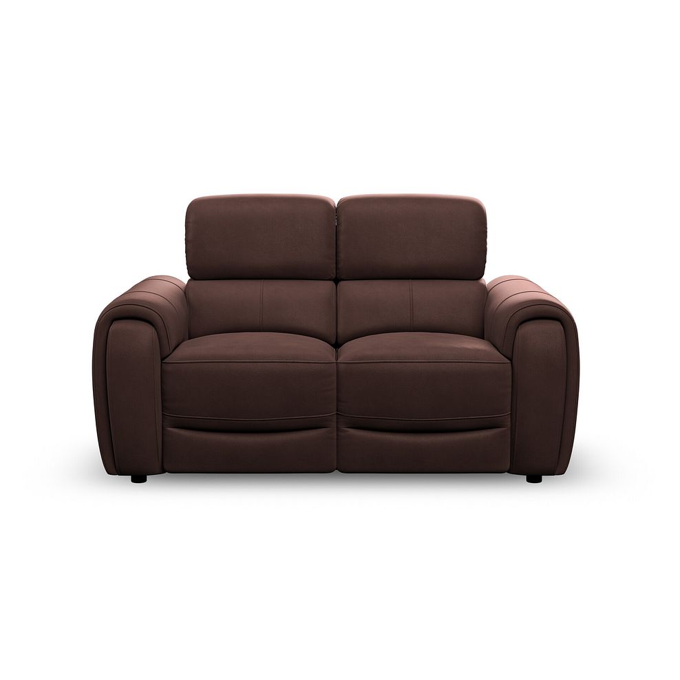 Arabella 2 Seater Power Recliner Sofa with Power Headrest and Speakers in Chestnut Leather 6