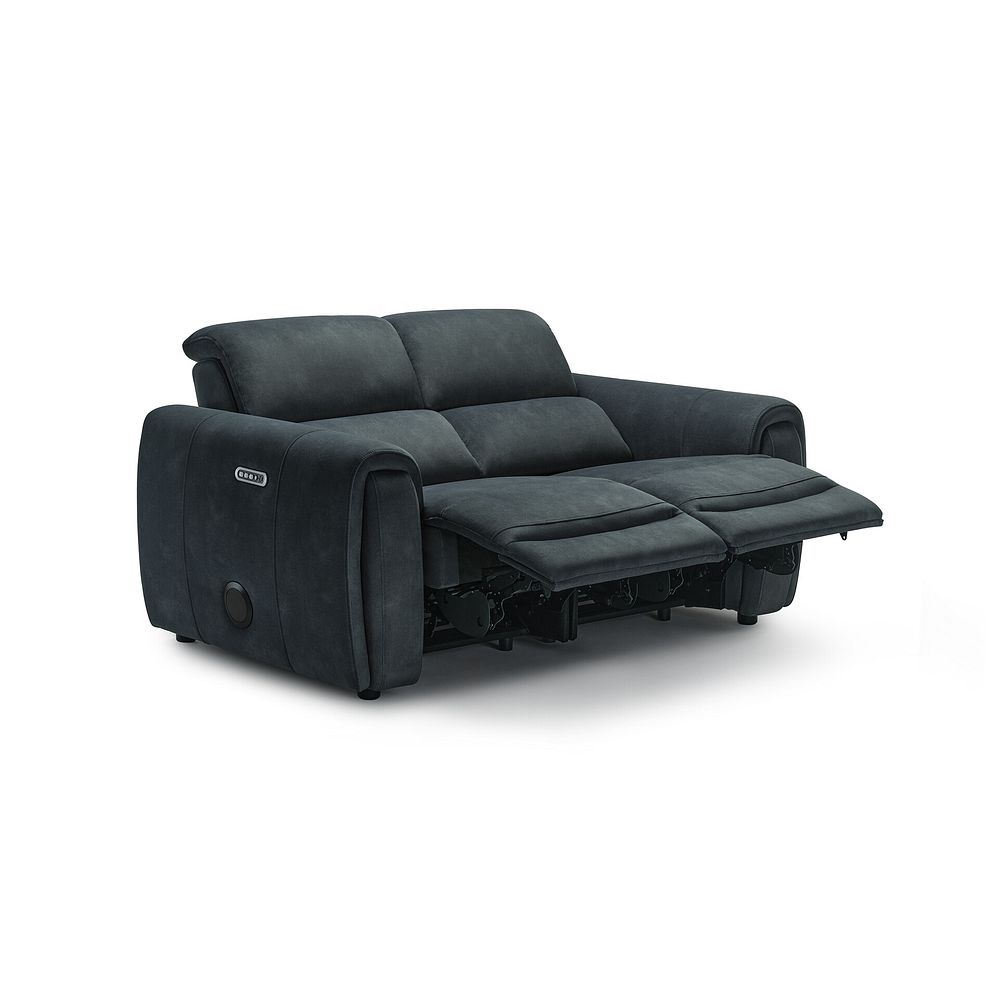 Arabella 2 Seater Power Recliner Sofa with Power Headrest and Speakers in Dexter Shadow Fabric 13
