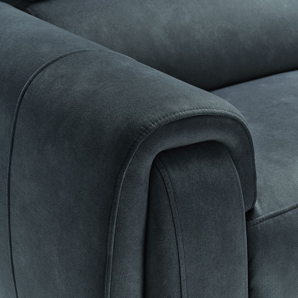 Arabella 2 Seater Power Recliner Sofa with Power Headrest and Speakers in Dexter Shadow Fabric 22