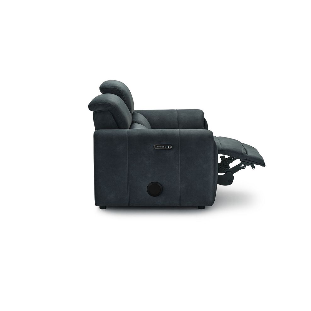 Arabella 2 Seater Power Recliner Sofa with Power Headrest and Speakers in Dexter Shadow Fabric 17