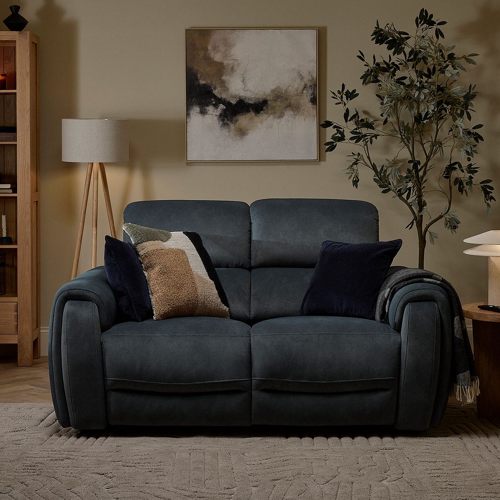 Arabella 2 Seater Power Recliner Sofa with Power Headrest and Speakers in Dexter Shadow Fabric 5