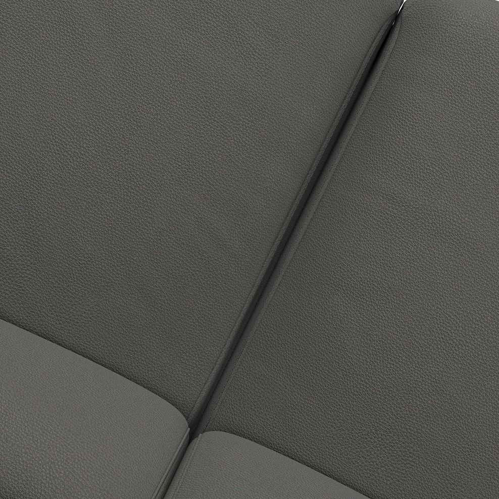 Arabella 2 Seater Power Recliner Sofa with Power Headrest and Speakers in Elephant Grey Leather 16