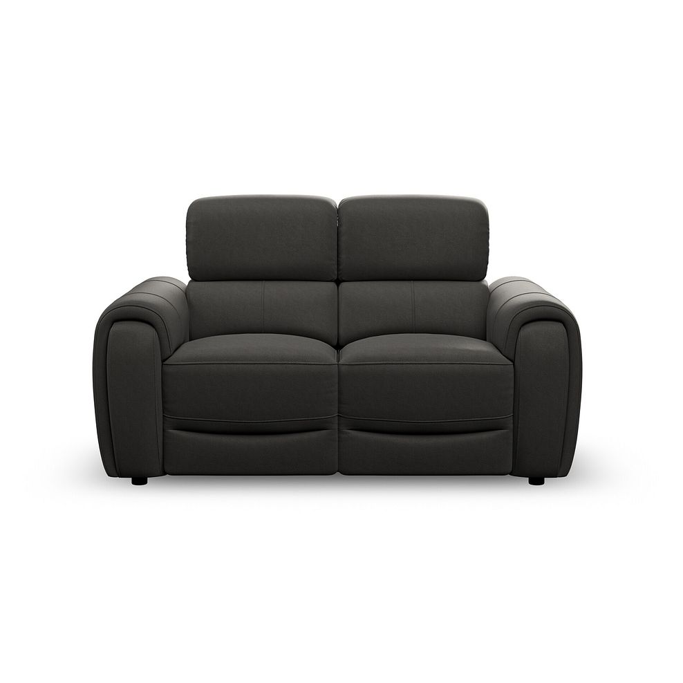 Arabella 2 Seater Power Recliner Sofa with Power Headrest and Speakers in Storm Leather 6