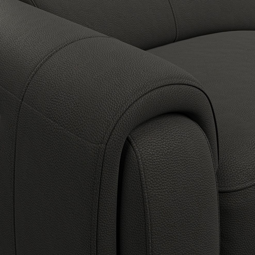 Arabella 3 Seater Recliner Console Sofa with Smart Screen in Storm Leather 15