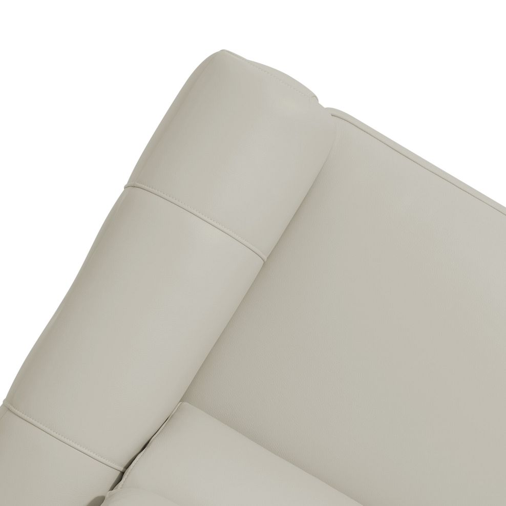 Arabella 3 Seater Power Recliner Sofa in Bone China Leather 12