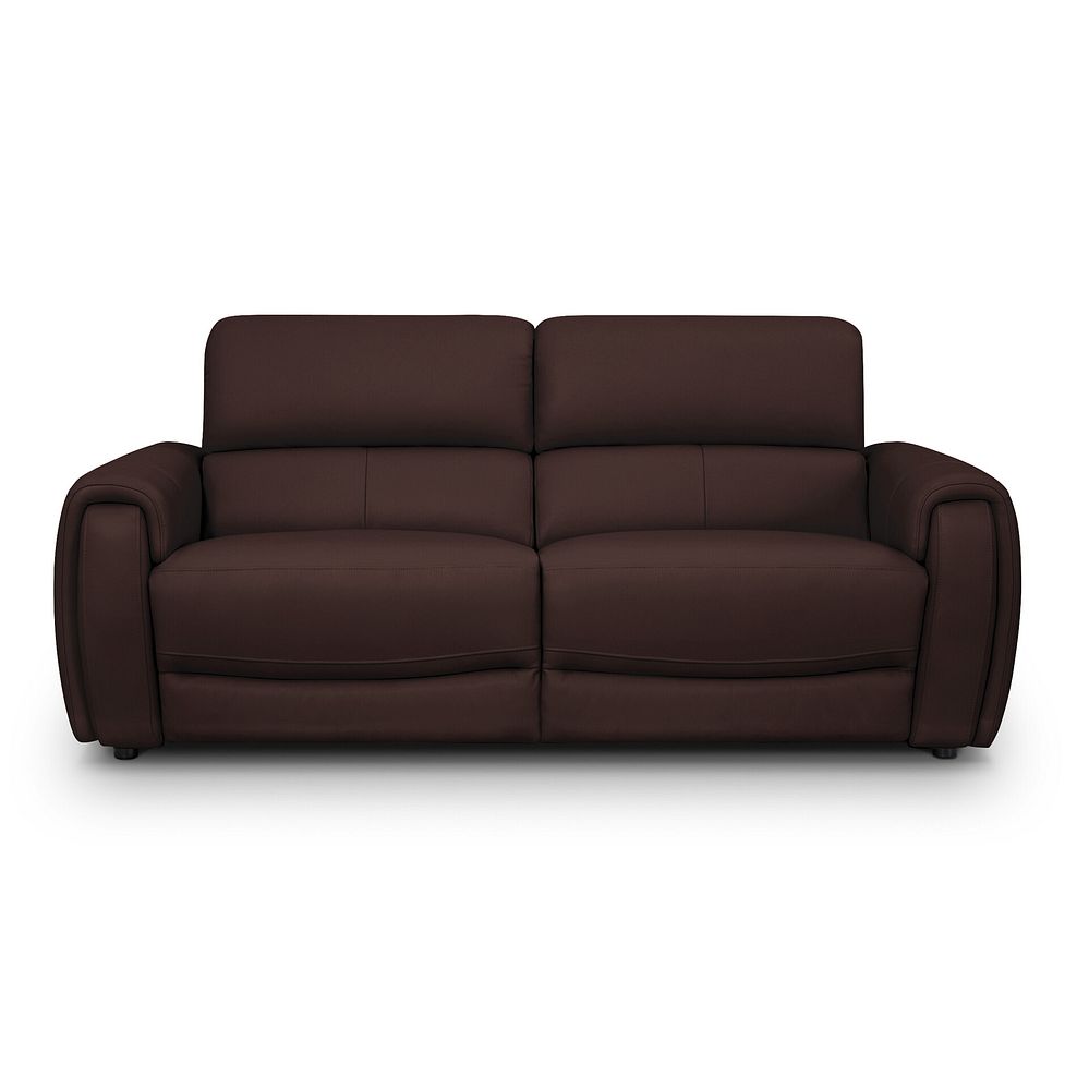 Arabella 3 Seater Power Recliner Sofa in Chestnut Leather 4
