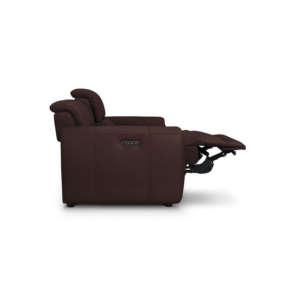 Arabella 3 Seater Power Recliner Sofa in Chestnut Leather 6