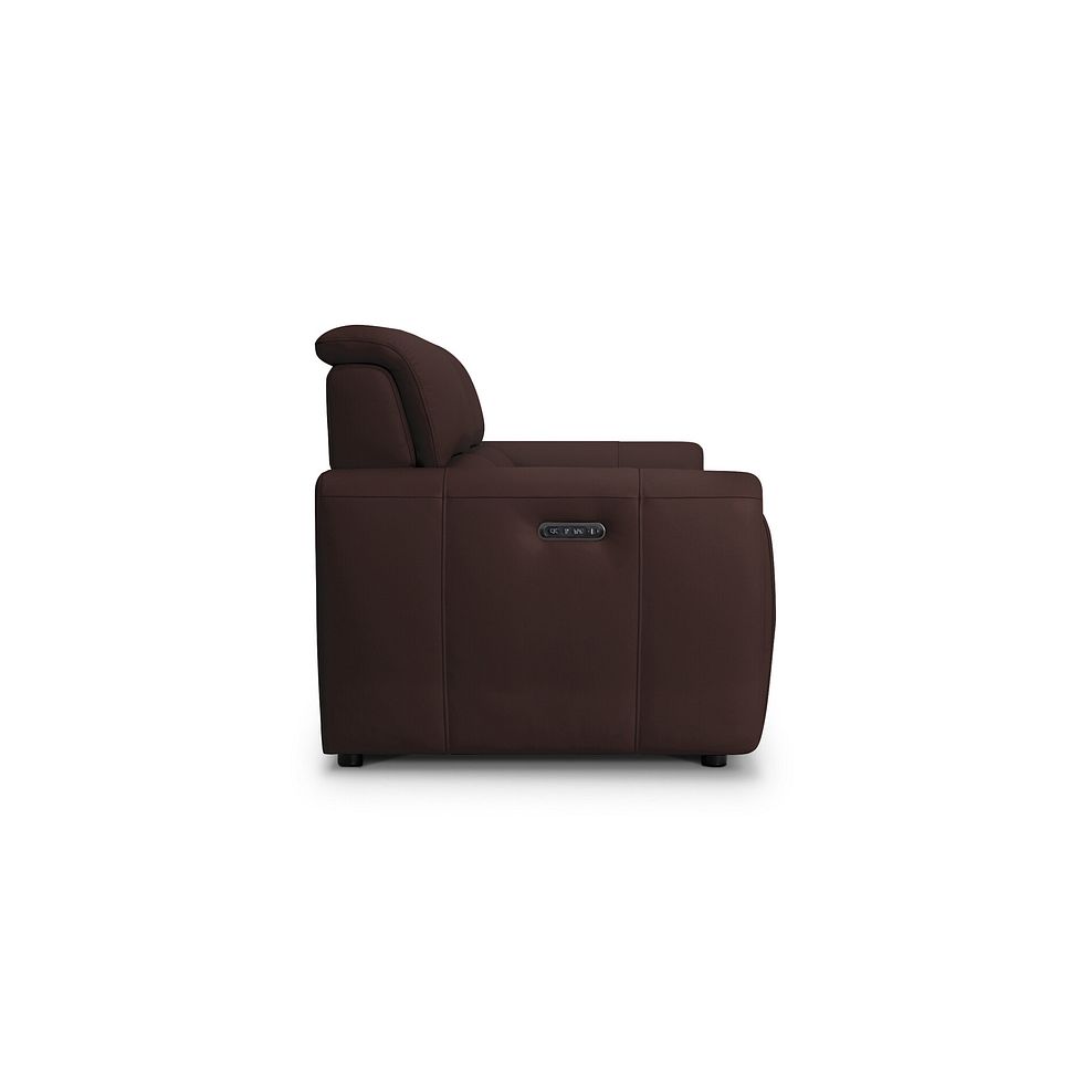 Arabella 3 Seater Power Recliner Sofa in Chestnut Leather 5