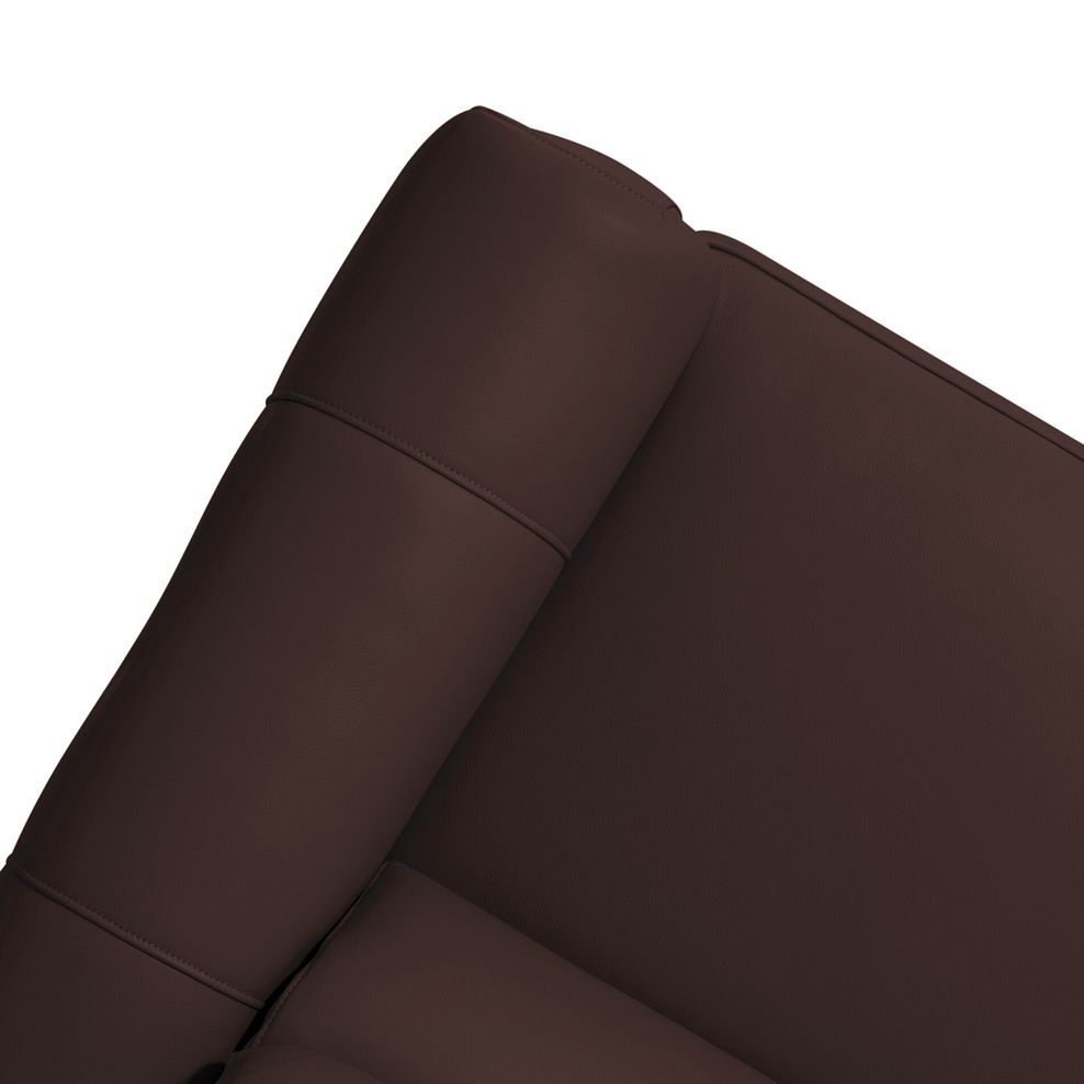 Arabella 3 Seater Power Recliner Sofa in Chestnut Leather 9