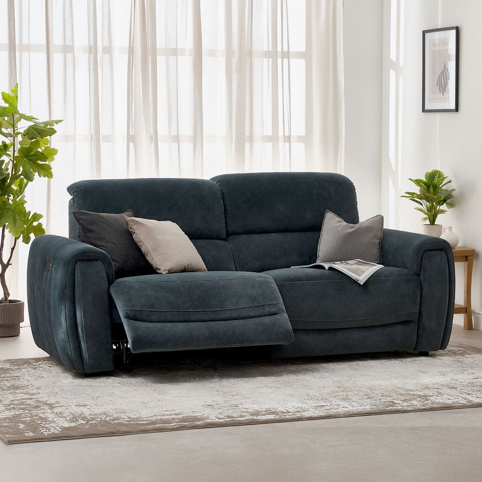 Arabella 3 Seater Power Recliner Sofa in Dexter Shadow Fabric 4