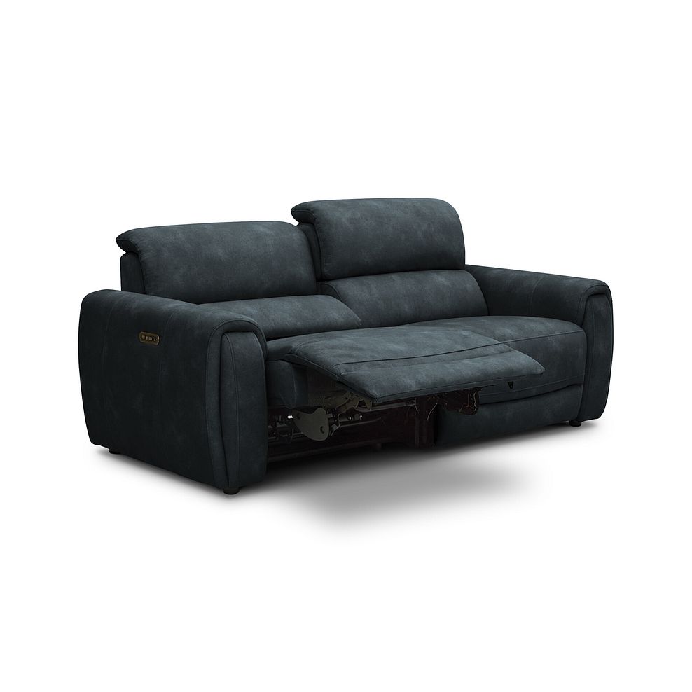 Arabella 3 Seater Power Recliner Sofa with Adjustable Power Headrest in Dexter Shadow Fabric 6