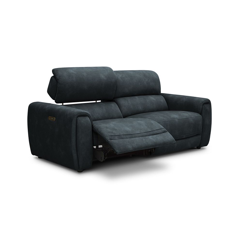 Arabella 3 Seater Power Recliner Sofa with Adjustable Power Headrest in Dexter Shadow Fabric 7