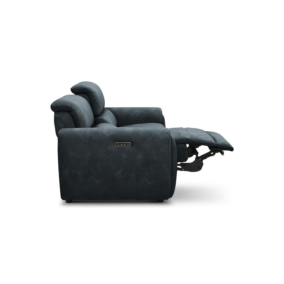 Arabella 3 Seater Power Recliner Sofa with Adjustable Power Headrest in Dexter Shadow Fabric 12