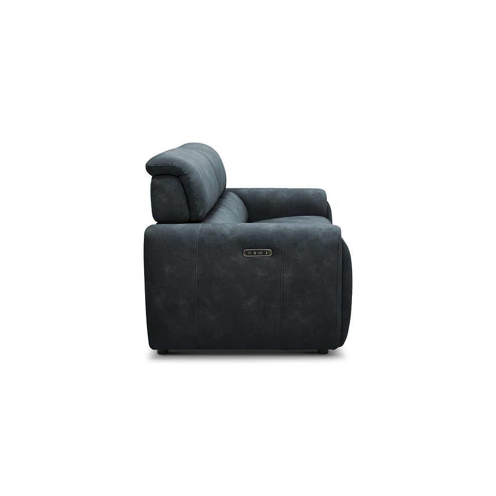 Arabella 3 Seater Power Recliner Sofa with Adjustable Power Headrest in Dexter Shadow Fabric 13