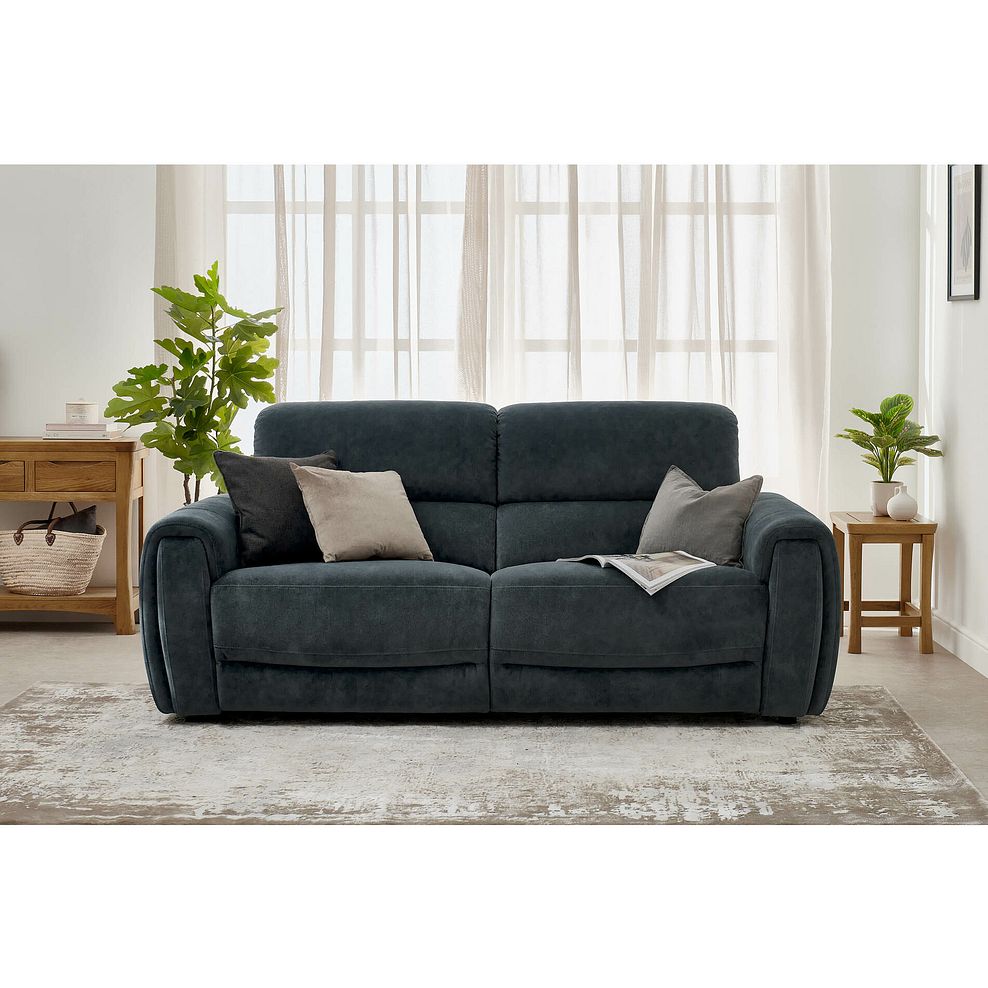 Arabella 3 Seater Power Recliner Sofa with Adjustable Power Headrest in Dexter Shadow Fabric 3