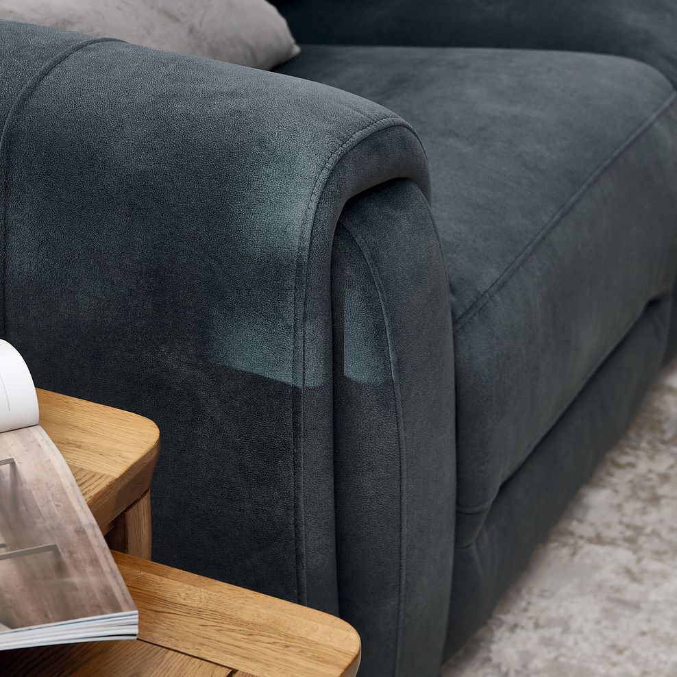 Arabella 3 Seater Power Recliner Sofa with Adjustable Power Headrest in Dexter Shadow Fabric 8