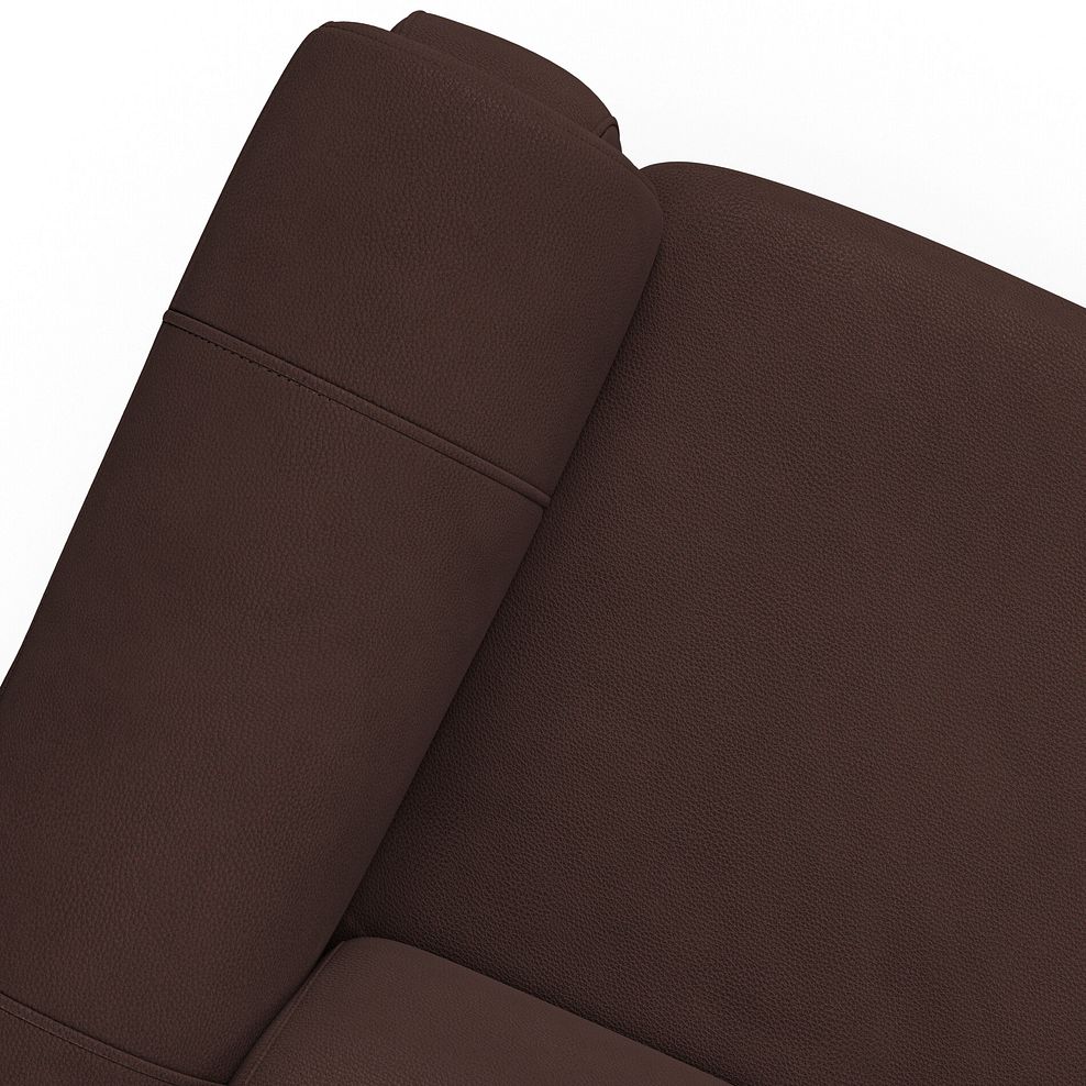 Arabella 3 Seater Power Recliner Sofa with Power Headrest and Speakers in Chestnut Leather 12