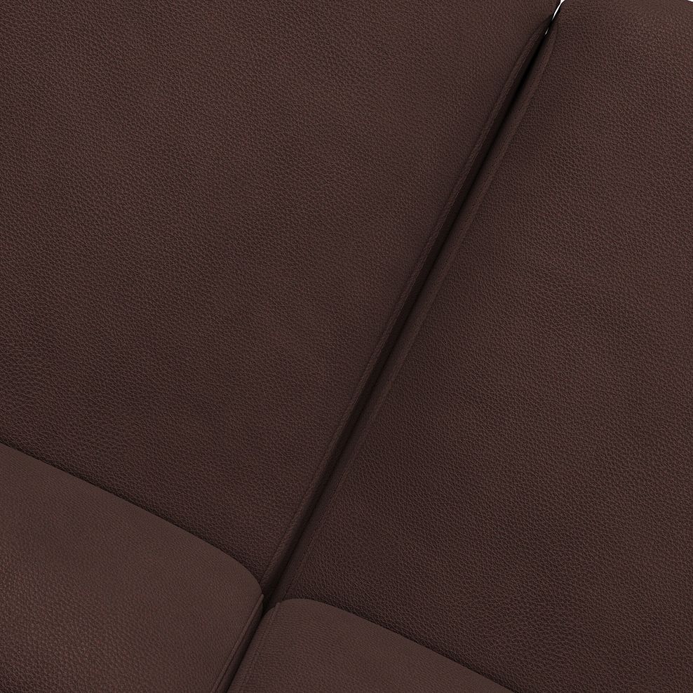 Arabella 3 Seater Power Recliner Sofa with Power Headrest and Speakers in Chestnut Leather 16