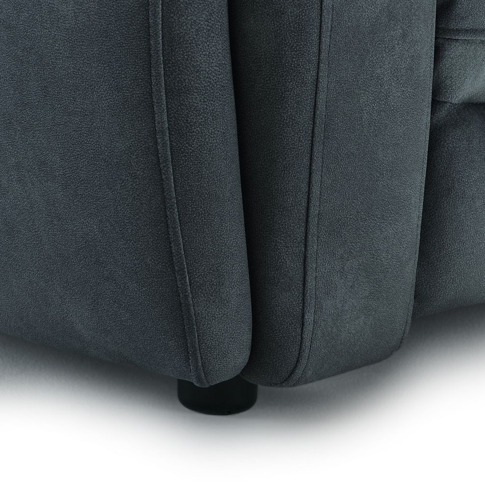 Arabella 3 Seater Power Recliner Sofa with Power Headrest and Speakers in Dexter Shadow Fabric 24