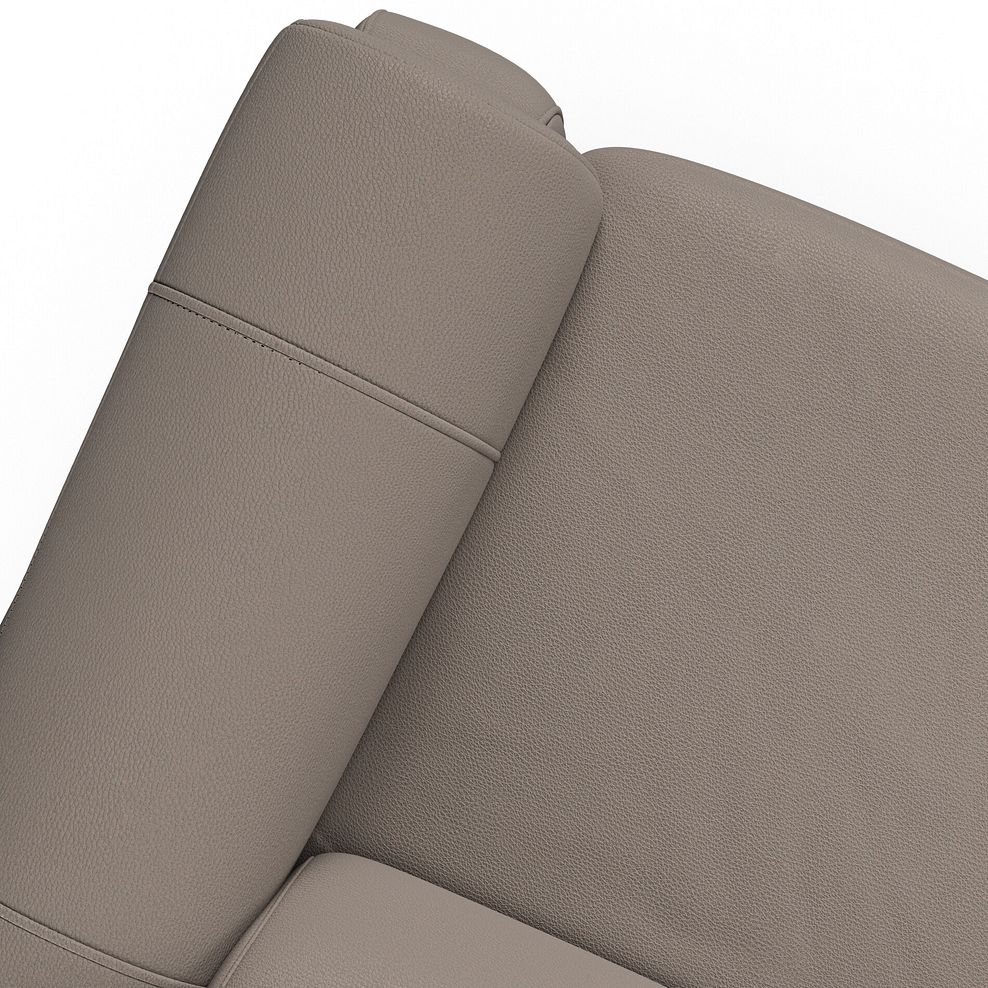 Arabella 3 Seater Power Recliner Sofa with Power Headrest and Speakers in Oyster Leather 12