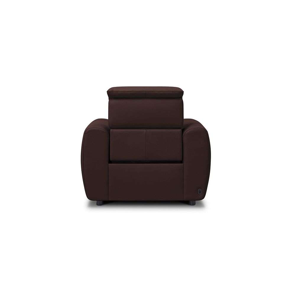 Arabella Power Recliner Armchair in Chestnut Leather 6