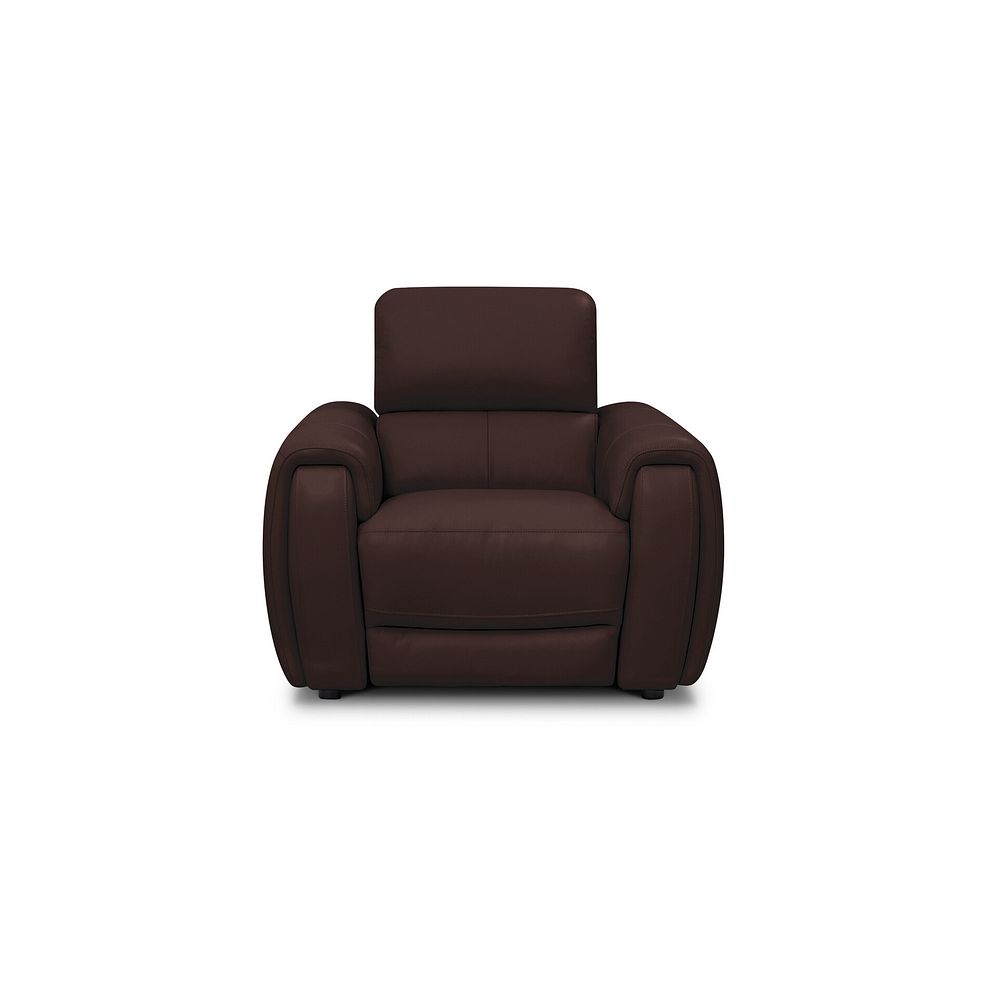 Arabella Power Recliner Armchair in Chestnut Leather 5