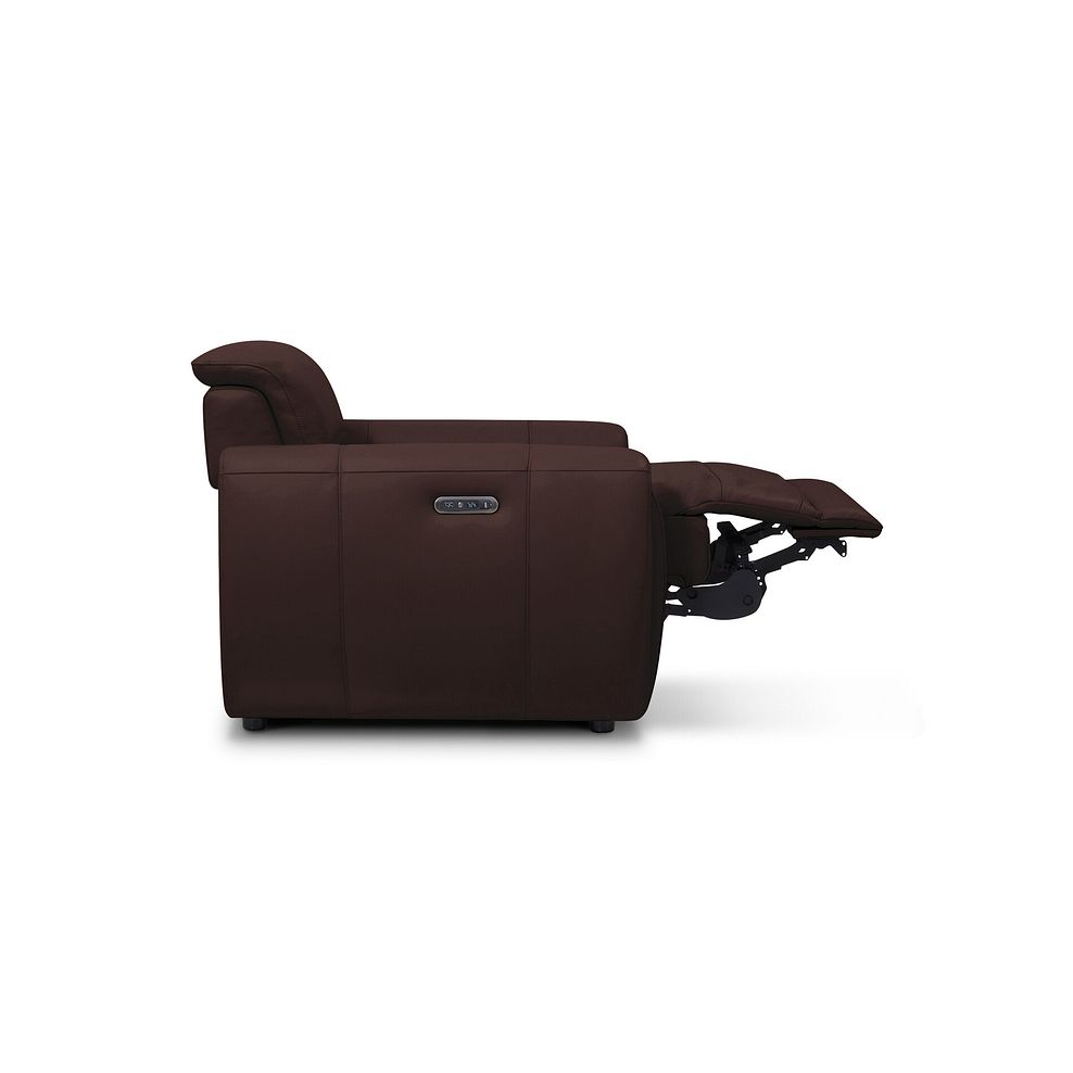 Arabella Power Recliner Armchair in Chestnut Leather 8