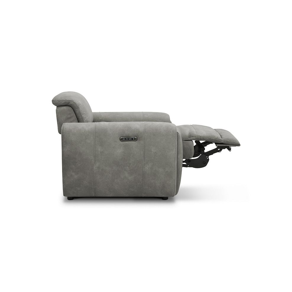 Arabella Power Recliner Armchair in Dexter Stone Fabric 8