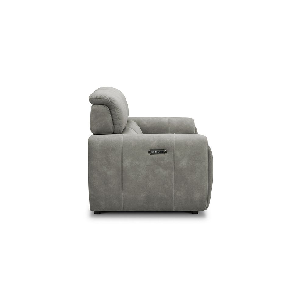 Arabella Power Recliner Armchair in Dexter Stone Fabric 7