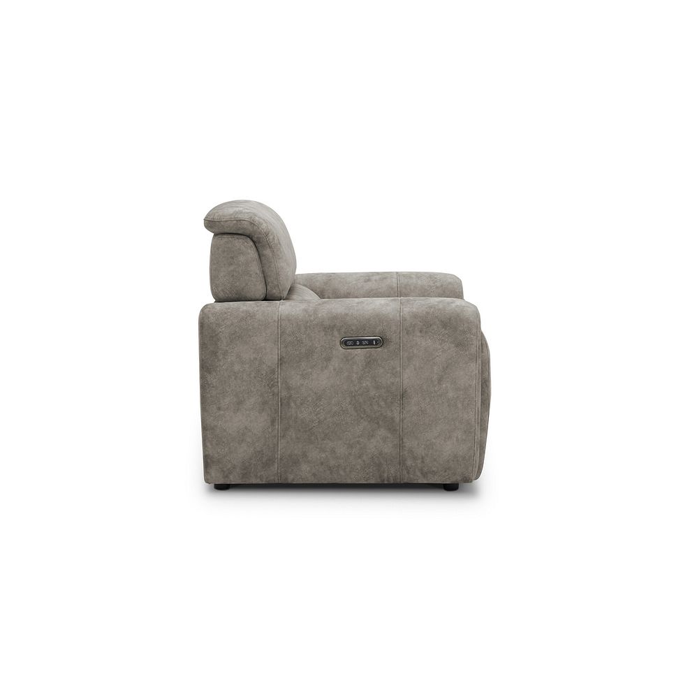 Arabella Power Recliner Armchair in Marble Mink Fabric 6